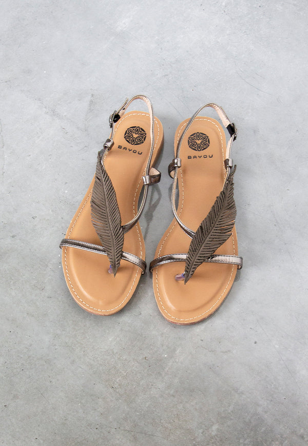 Bayou Laia Sandals - Grey