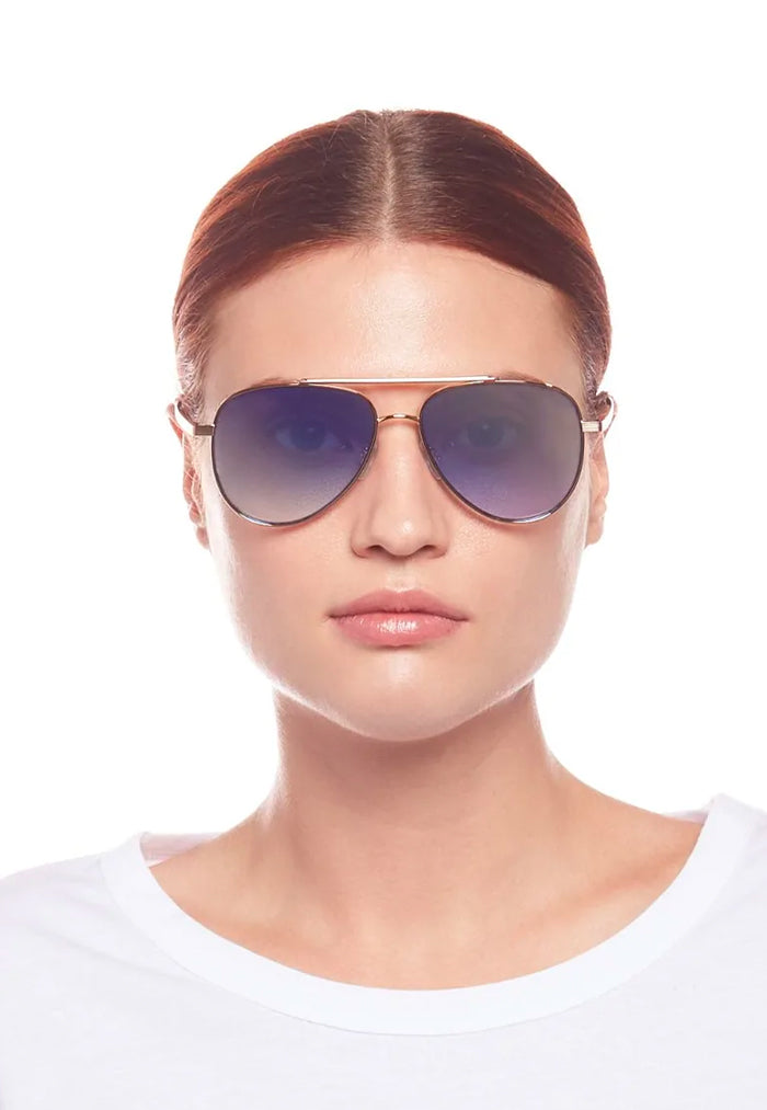 Le Specs Evermore Sunglasses - Bright Gold