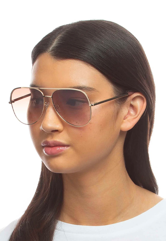 Le Specs Hey Bby Sunglasses - Gold