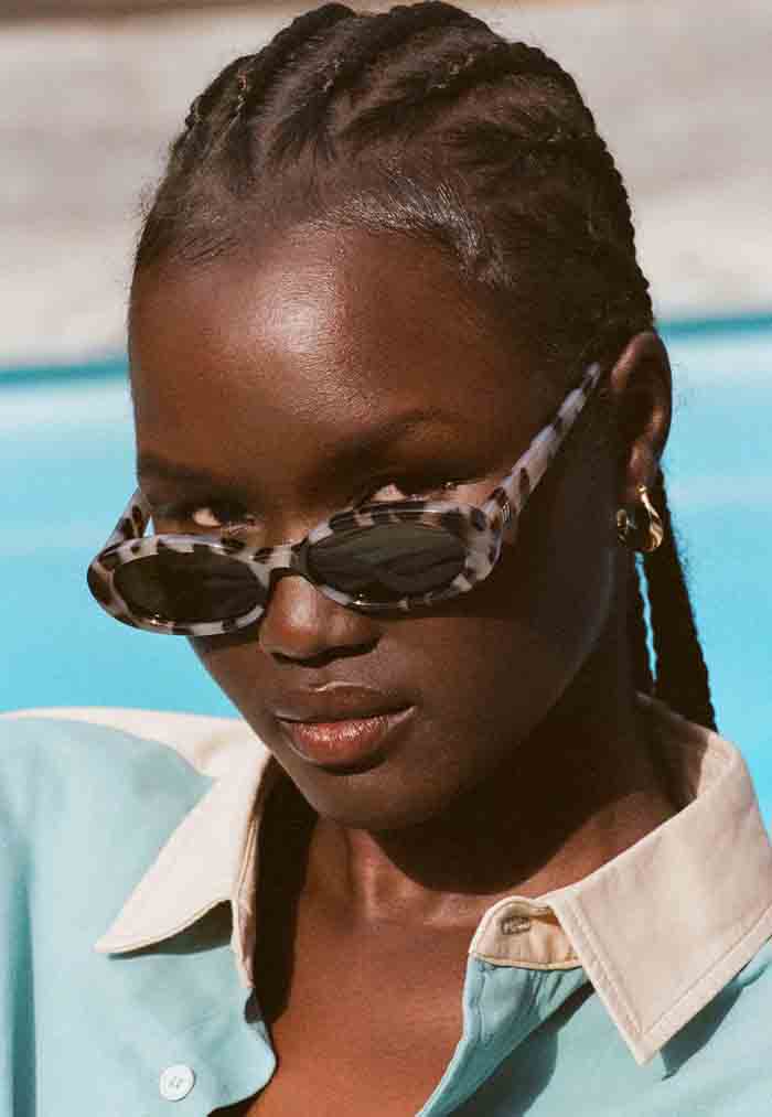 Le Specs Outta Love Sunglasses - Cookie Tort