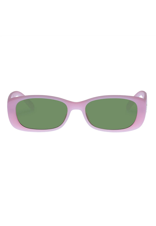 Le Specs Unreal Quilted Sunglasses - Baby Doll Pink
