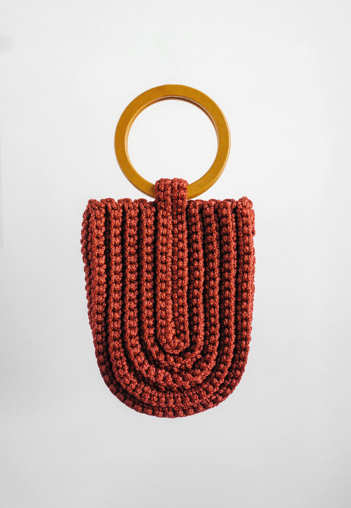 Li Na Lay Nar Crochet U Tote - Ruby