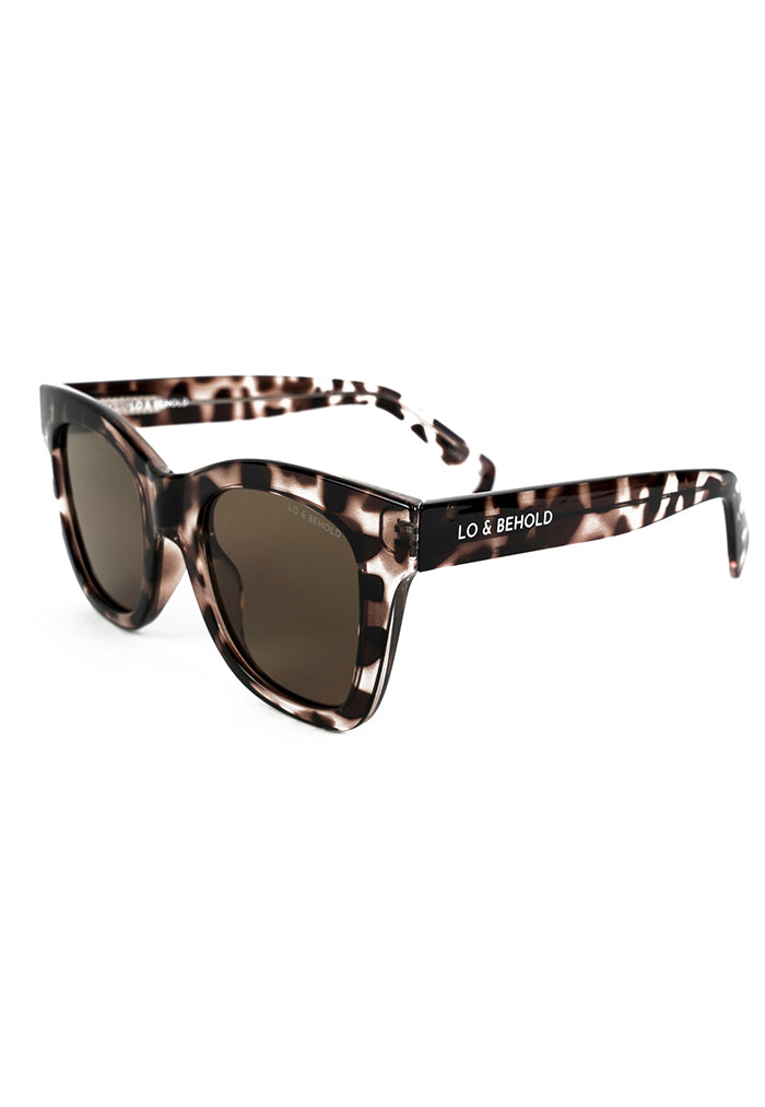 Lo & Behold 9 to 5 Sunglasses - Choc Fudge