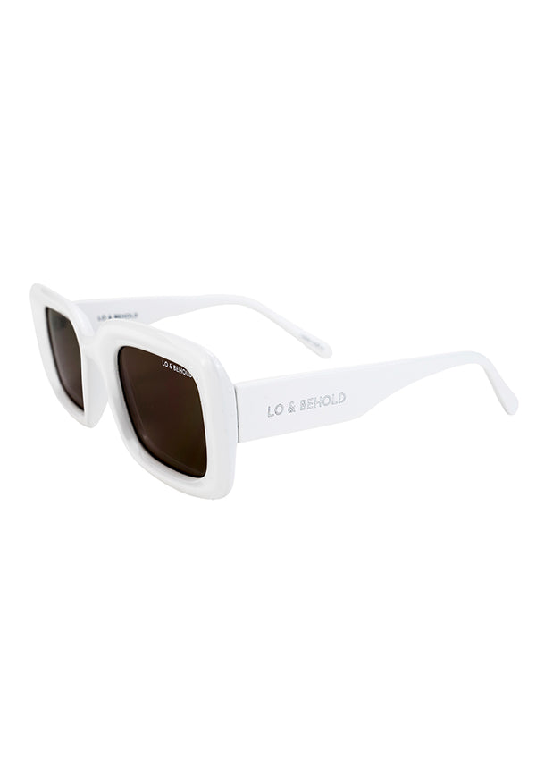 Lo & Behold Almost Famous Sunglasses - White