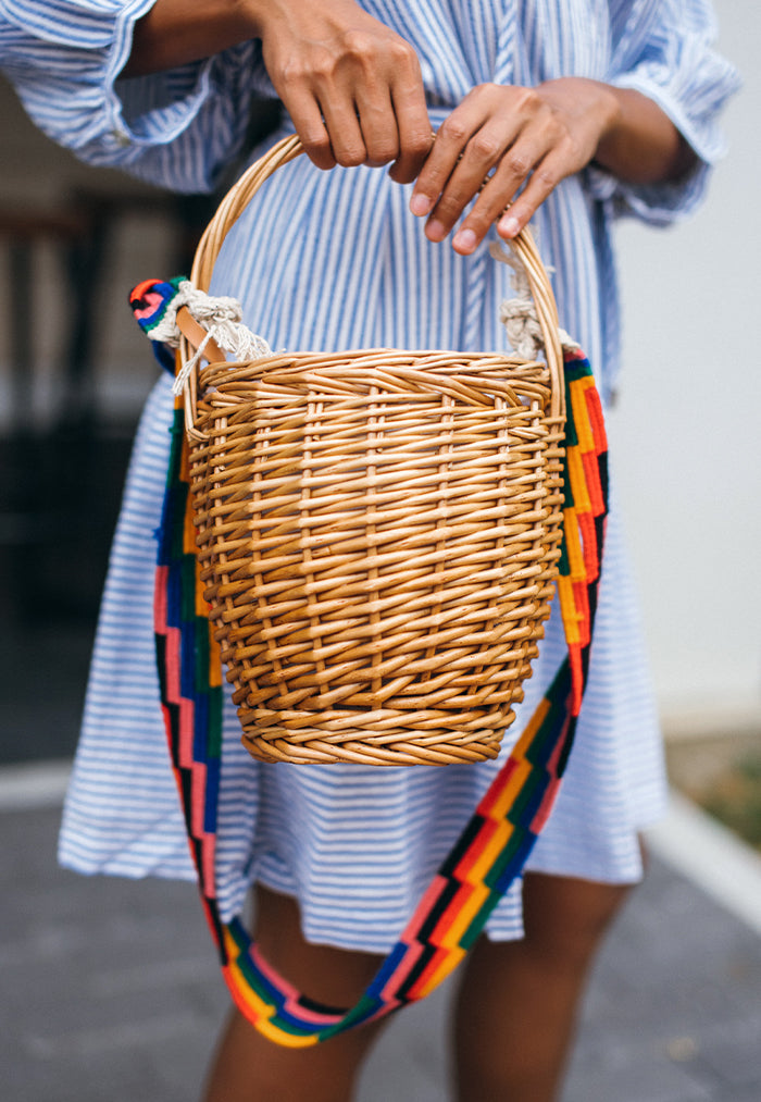 luulaa 1970s Mini Birkin Basket Bag