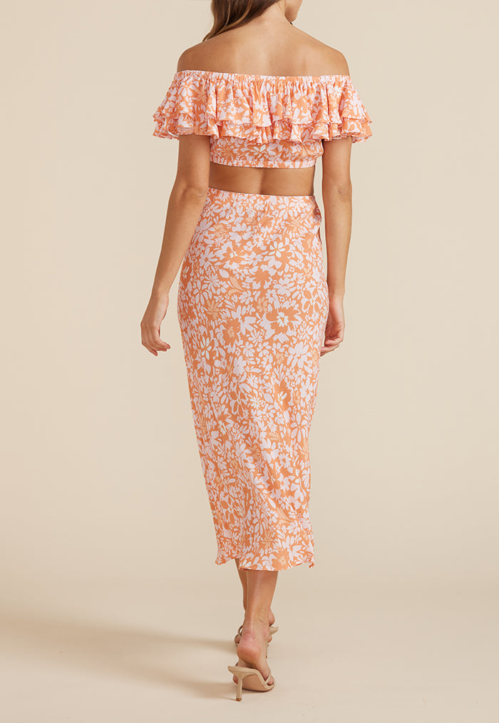 MINKPINK Marli Bias Midi Skirt