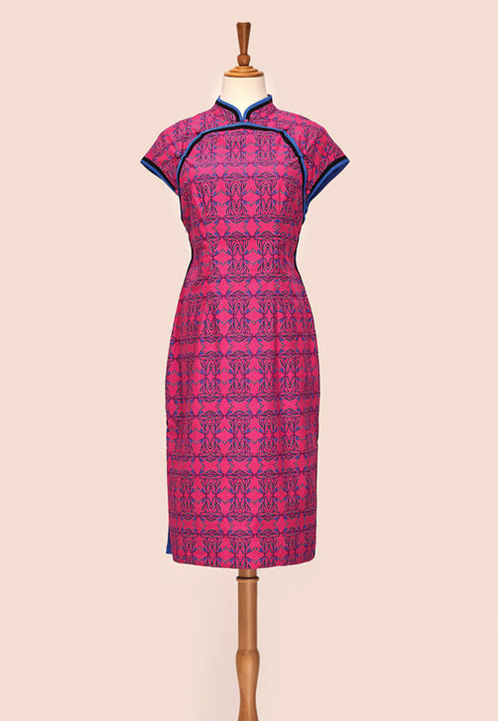 Nala Defined Cheongsam - Negrexico in Pink