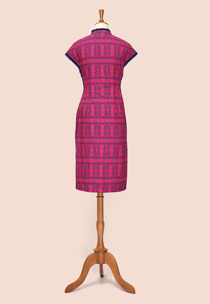 Nala Defined Cheongsam - Negrexico in Pink