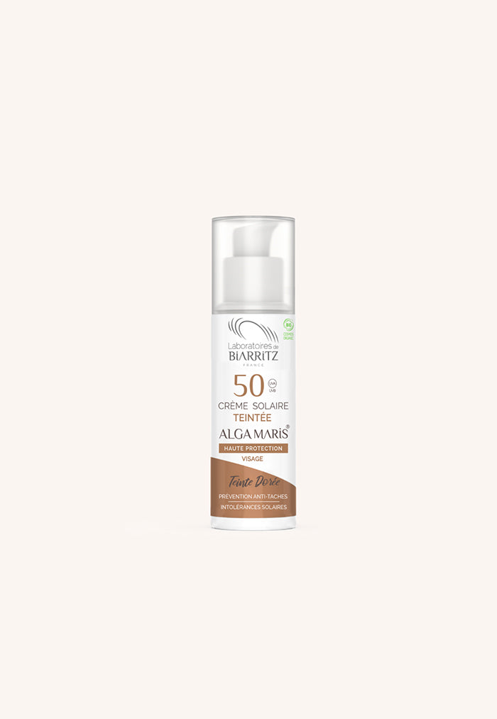 Organic Tinted Mineral Face Sunscreen SPF50