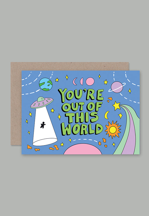 AHD Greeting Card - You're Out Of This World