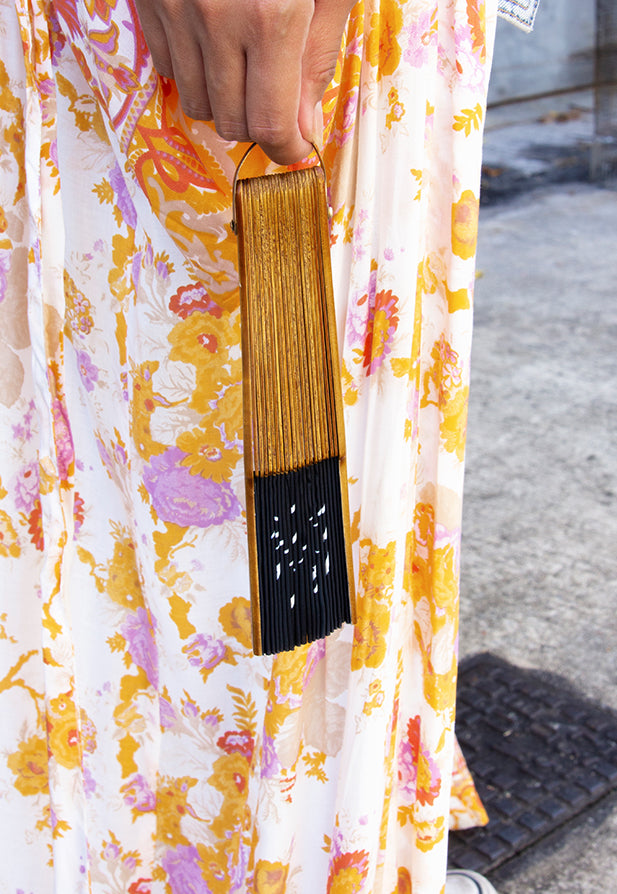 mahagony hand fan