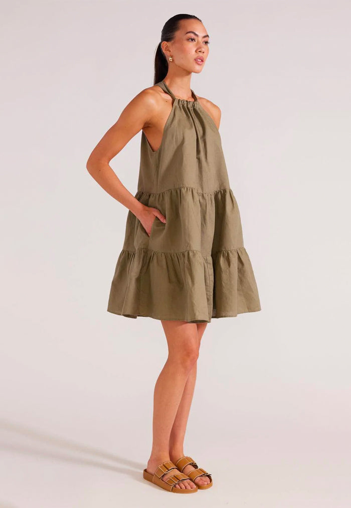 Staple the Label Lucia Tiered Mini Dress