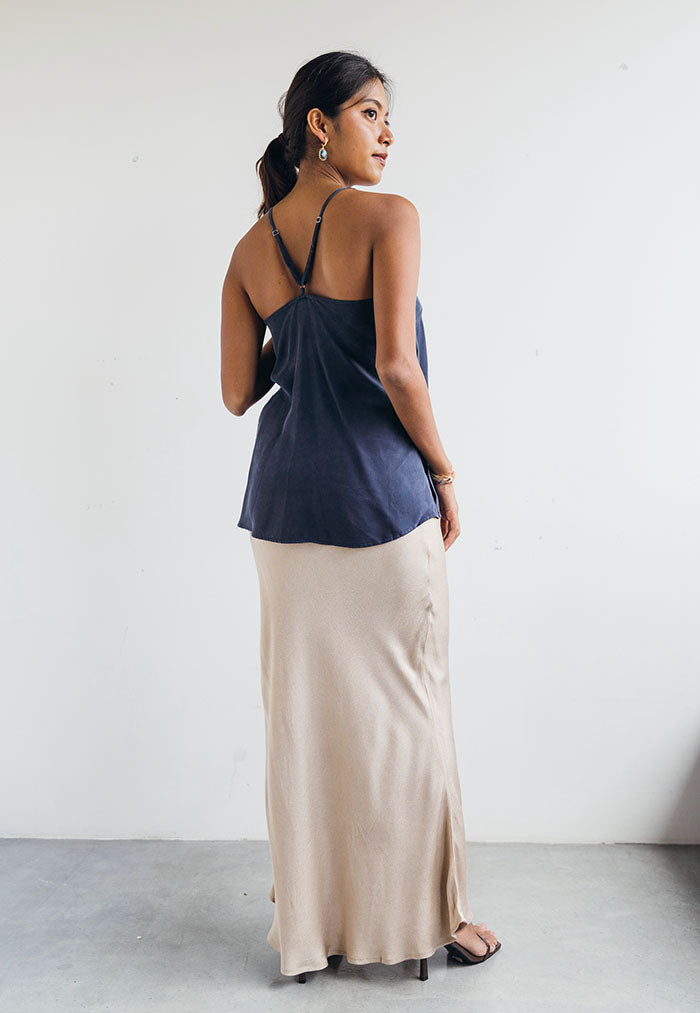 Staple the Label Sofia Bias Slip Skirt