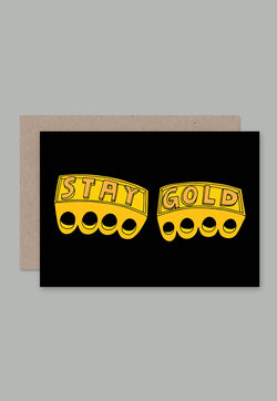 AHD Greeting Card - Stay Gold