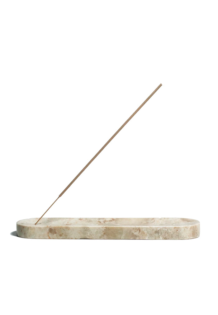 stillgoods Horizon Incense Holder - Cream Marble