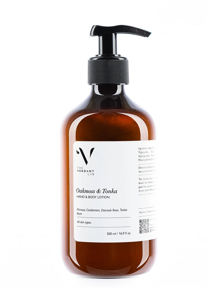 The Verdant Lab Hand & Body Lotion - Oakmoss & Tonka