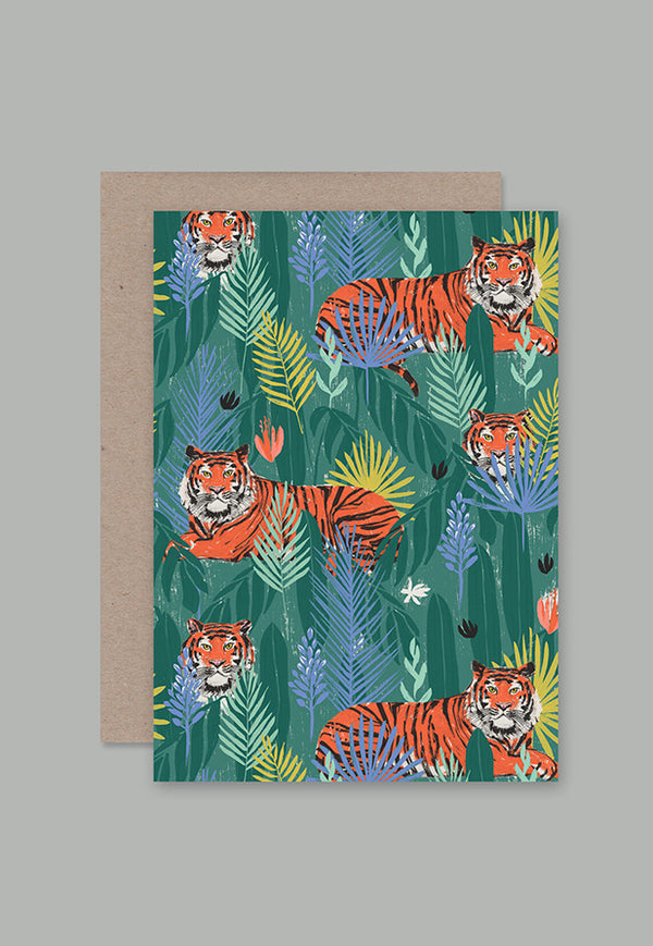 AHD Greeting Card - Tigers