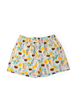 Two Left Feet Swim Trunks - Tiki Hour
