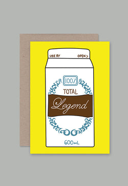 AHD Greeting Card - Total Legend