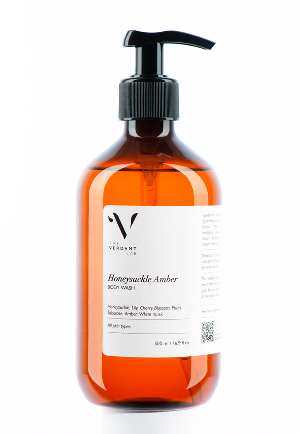 The Verdant Lab Body Wash - Honeysuckle Amber