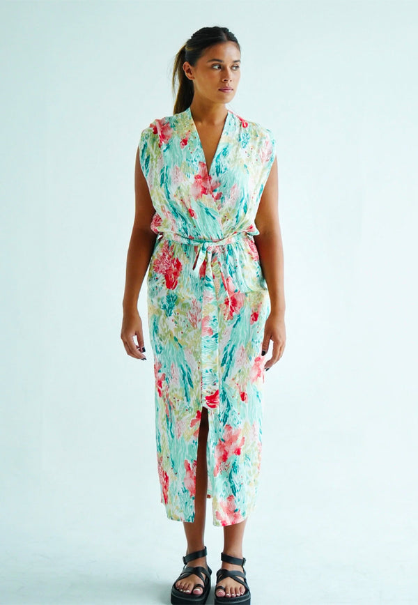 Vine and Branches Sofia Dress - Floral Pastel